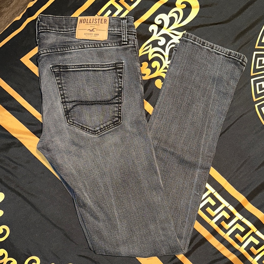 Hollister Dark Gray Denim Jeans